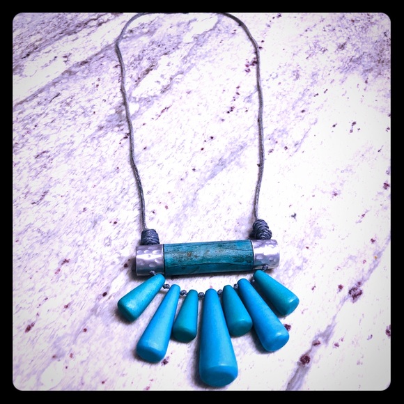 Chico's Jewelry - 1 day SALE NWOT Chico’s blue and silver necklace